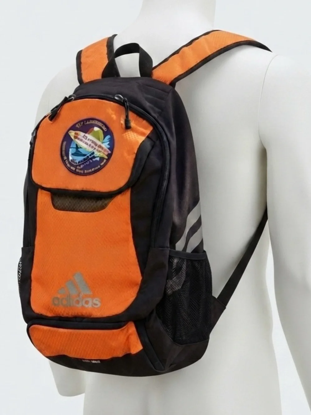 Adidas Stadium Team Soccer Backpack – Orange/Black (21